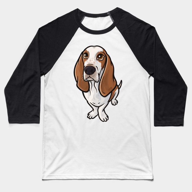 Bassie Baseball T-Shirt by jastinamor